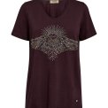 MOS MOSH - MMNadine O-SS Deco Tee - Fudge