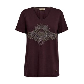 MOS MOSH - MMNadine O-SS Deco Tee - Fudge