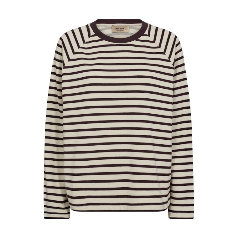 MOS MOSH - MMLidy O-LS Sweatshirt - Fudge