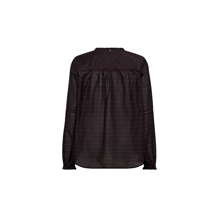 MOS MOSH - MMBenedetta Silky Shirt - Fudge