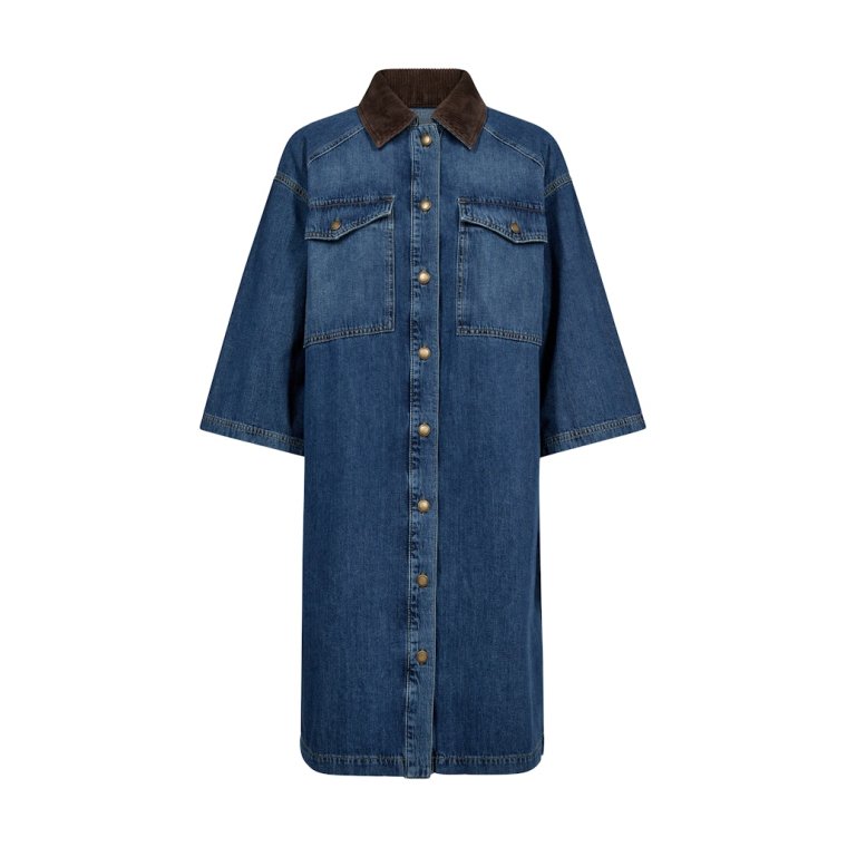 MOS MOSH - MMVikka Lara Dress - Blue