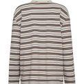 MOS MOSH - MMRossett LS Stripe Polo Tee - Brunnera Blue