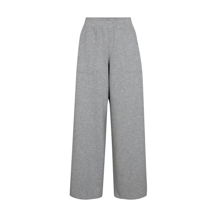 MOS MOSH - MMRenzi Stripe Sweatpants - Grey Melange