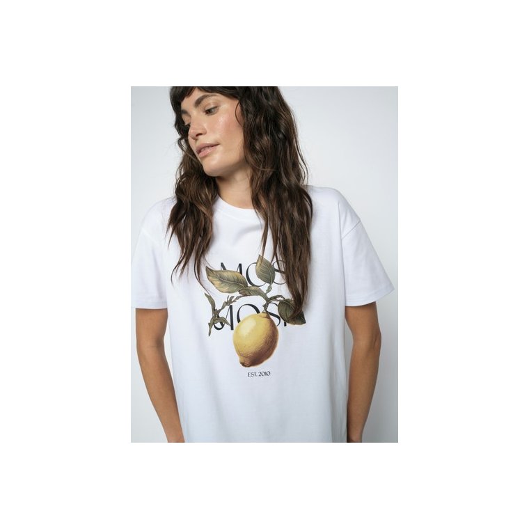 Mos Mosh - MMFruit O-SS Tee - White