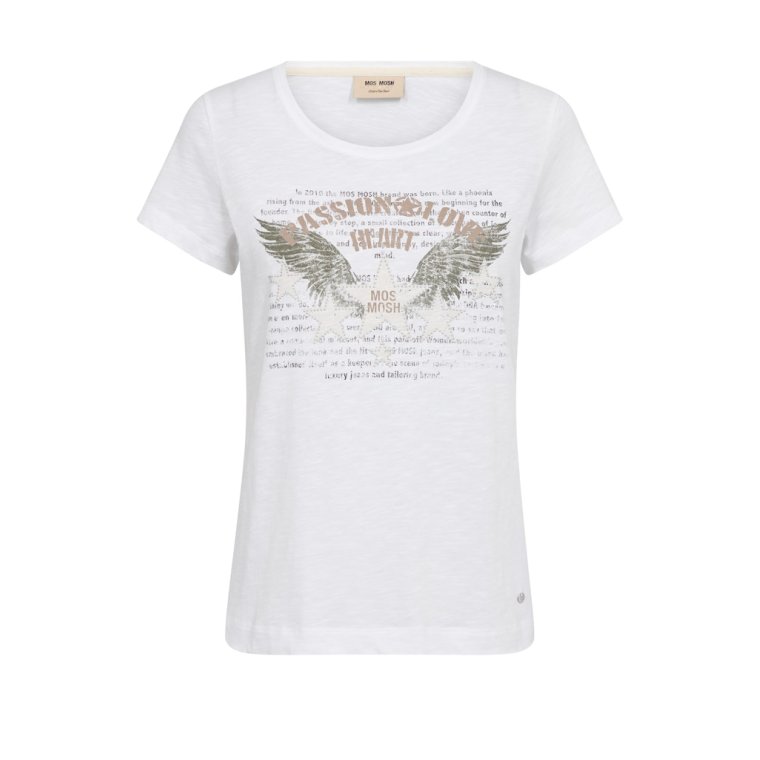 Mos Mosh - MMZibba O-SS Tee - White