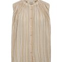 Mos Mosh - MMAmelia Stripe SL Blouse - Sesame