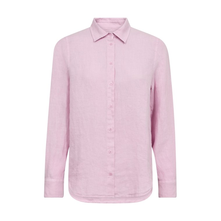 Mos Mosh - MMMArtina Linen Shirt - Fragrant Lilac