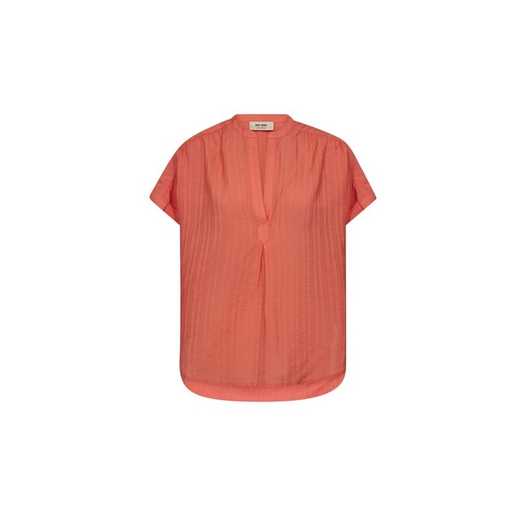 MOS MOSH - MMKosha Senti SS Blouse - Emberglow