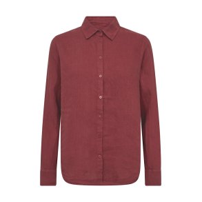 Mos Mosh - MMMArtina Linen Shirt - Cowhide