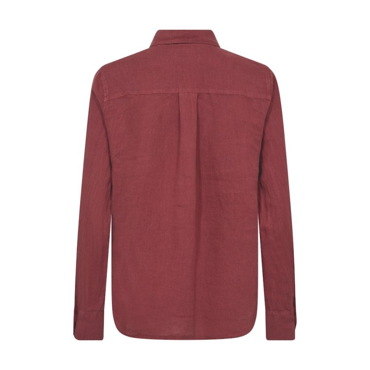 Mos Mosh - MMMArtina Linen Shirt - Cowhide