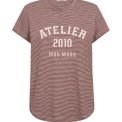 Mos Mosh - MMCamp O-SS Stripe Tee - Cowhide
