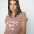 Mos Mosh - MMCamp O-SS Stripe Tee - Cowhide