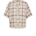 Mos Mosh - MMAssia Check Shirt - Cowhide