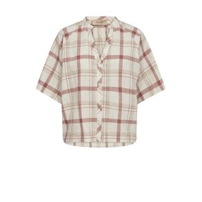 Mos Mosh - MMAssia Check Shirt - Cowhide