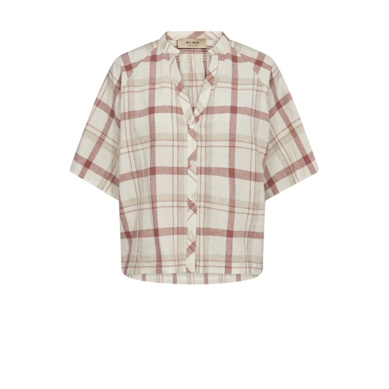 Mos Mosh - MMAssia Check Shirt - Cowhide