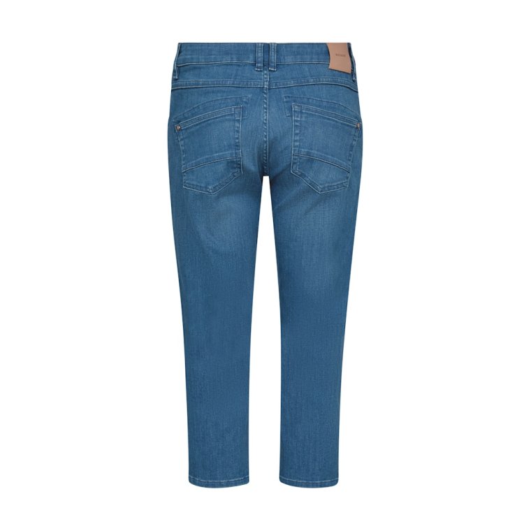 Mos Mosh - MMNaomi Bali Jeans - Capri - Mid Blue
