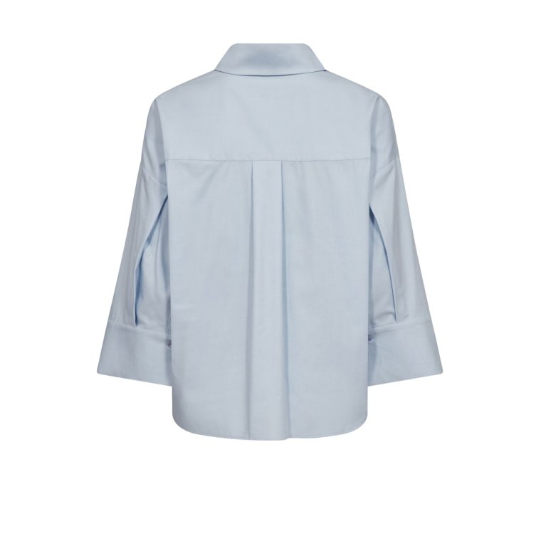 Mos Mosh - MMBritze Cam Cotton Blouse - Skyway