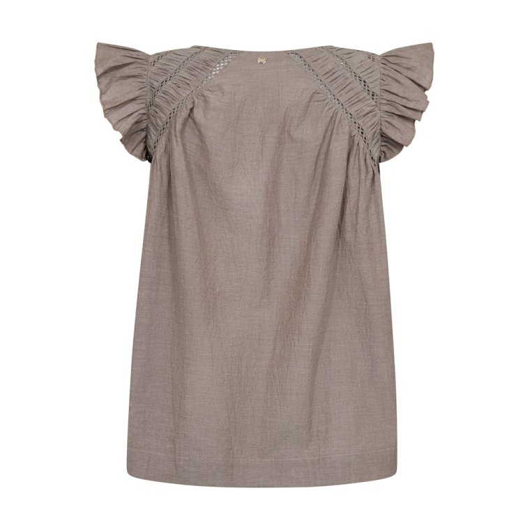 Mos Mosh - MMWoda Izha Blouse - Chocolate Chip