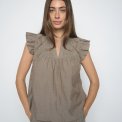 Mos Mosh - MMWoda Izha Blouse - Chocolate Chip
