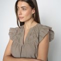 Mos Mosh - MMWoda Izha Blouse - Chocolate Chip