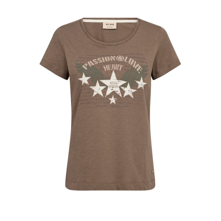  Mos Mosh - MMZibba O-SS Tee - Chocolate Chip