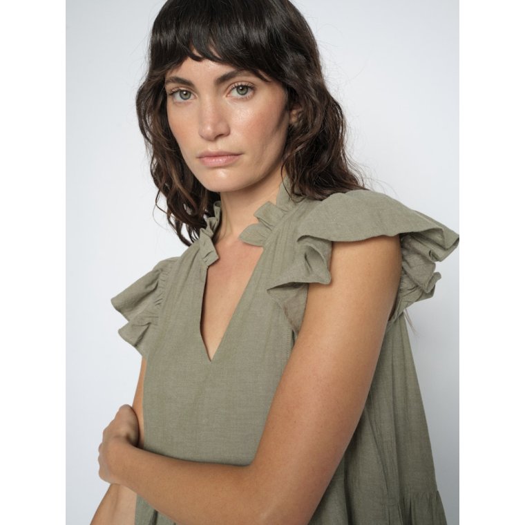 Mos Mosh - MMWaldy Izha Dress - Burnt Olive