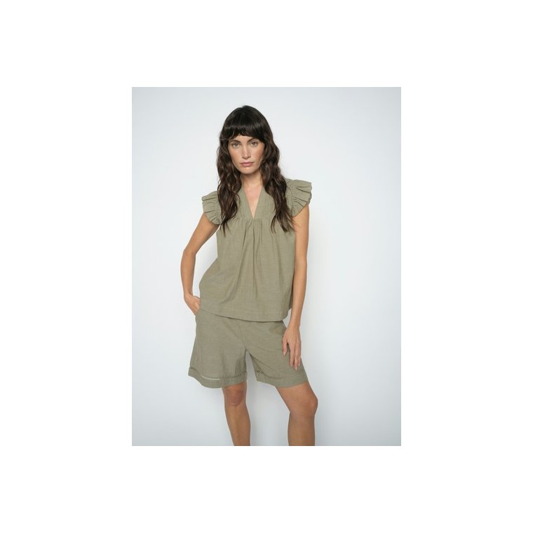 MOS MOSH - MMWellor Izha Shorts - Burnt Olive