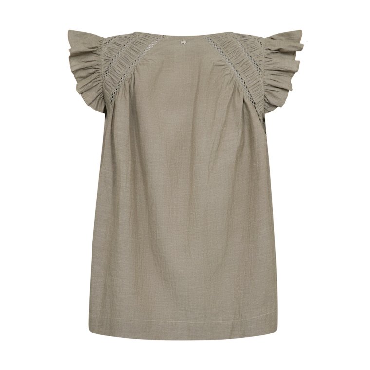 Mos Mosh - MMWoda Izha Blouse - Burnt Olive