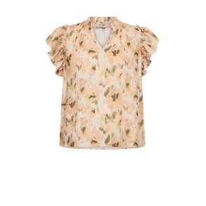 Mos Mosh - MMTea Flower Field Blouse - Burnt Olive