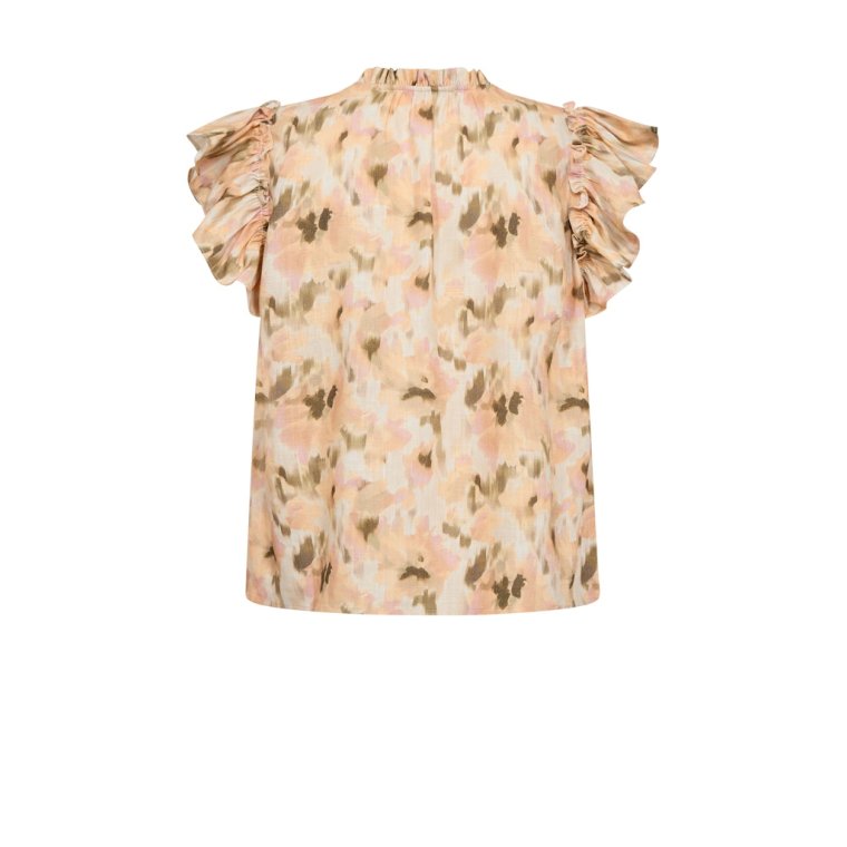 Mos Mosh - MMTea Flower Field Blouse - Burnt Olive