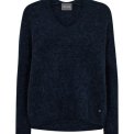 Mos Mosh - MMThora V-Neck Knit - Salute Navy