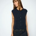 MOS MOSH - MMAlmine Thora Knit Vest - Salute Navy