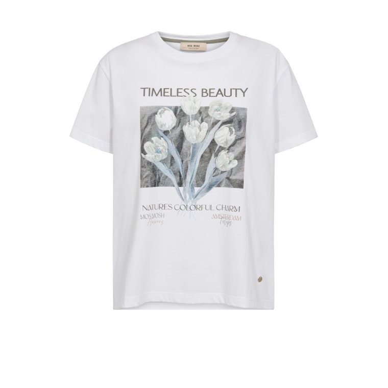 MOS MOSH - MMEste O-SS Tee - White