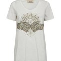 MOS MOSH - MMNadine O-SS Deco Tee - Celadon Tint