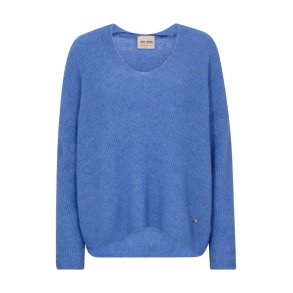 MOS MOSH - MMThora V-Neck Knit - Ultramarine