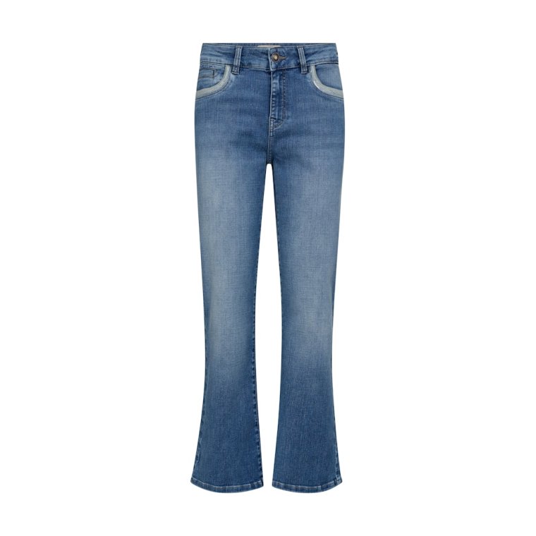 Mos MOsh - MMCecilia Perla Jeans - Mid Blue