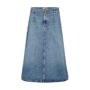 MOS MOSH - MMLeala Denim Skirt - Mid Blue