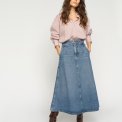 MOS MOSH - MMLeala Denim Skirt - Mid Blue
