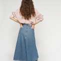 MOS MOSH - MMLeala Denim Skirt - Mid Blue