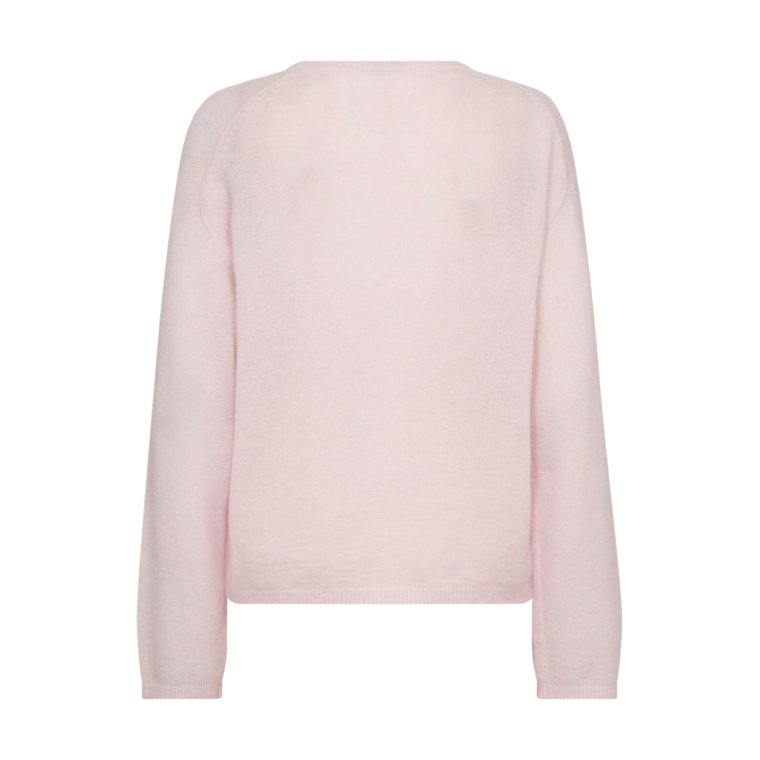 MOS MOSH - MMMape O-Neck Knit - Ballet Slipper