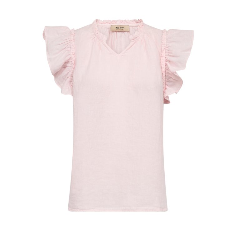 Mos Mosh - MMTea Linen Blouse - Ballet Slipper
