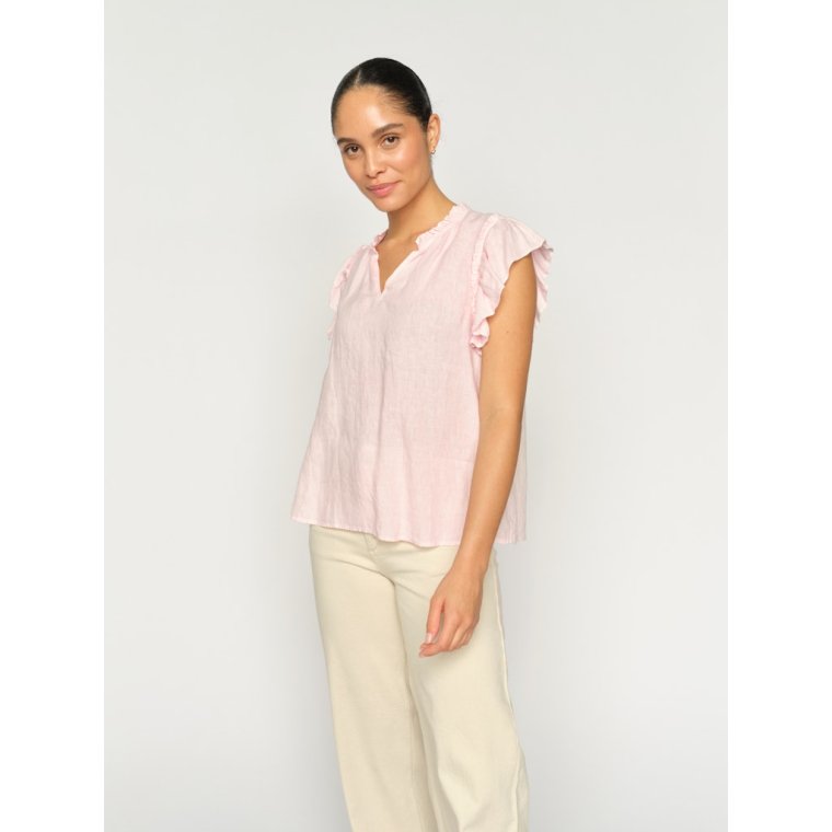Mos Mosh - MMTea Linen Blouse - Ballet Slipper