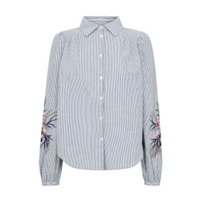 MOS MOSH - MMCiu Oxfo Shirt - Crown Blue