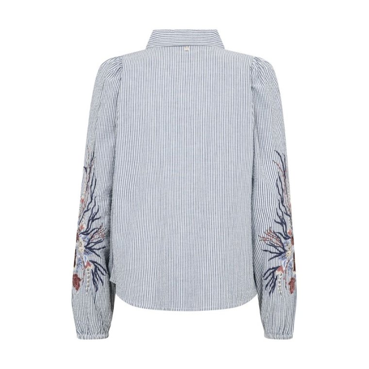 MOS MOSH - MMCiu Oxfo Shirt - Crown Blue