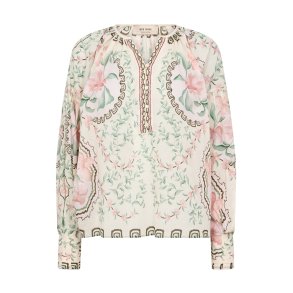 Mos Mosh - MMWylde Orchid Blouse - Turf Green