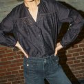 MOS MOSH - MMBenedetta Silky Shirt - Fudge