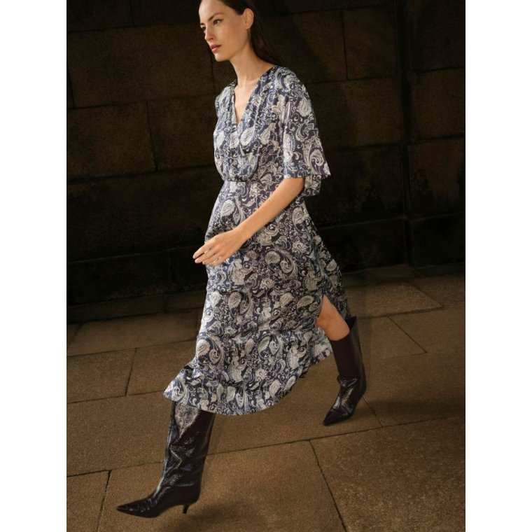 Mos Mosh - MMHosh Winding Dress - India ink