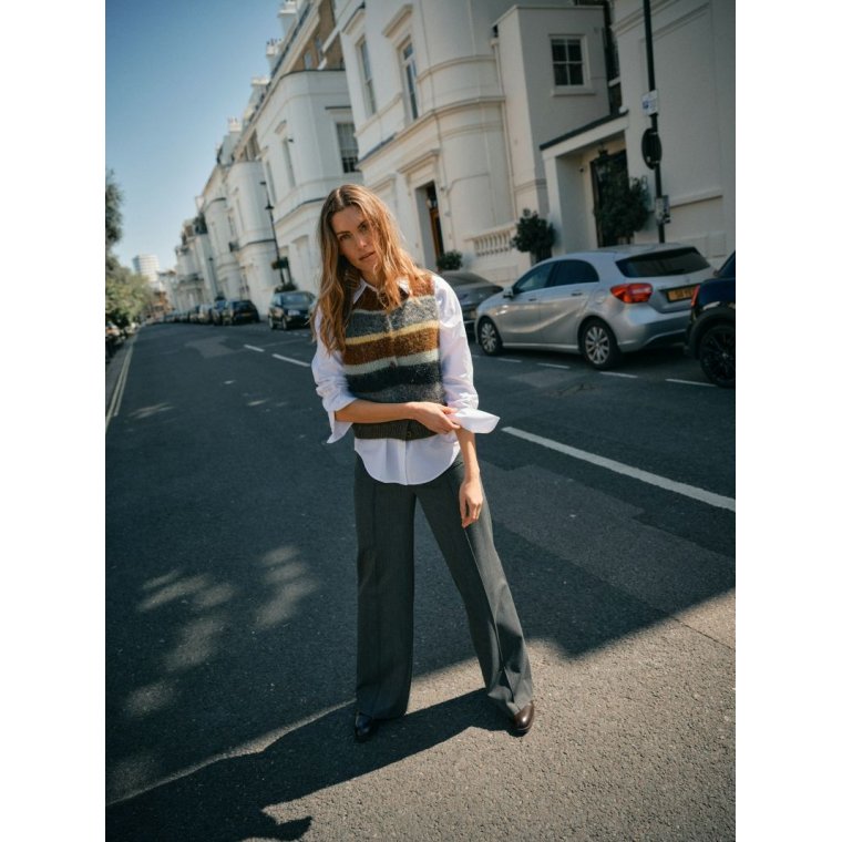 MOS MOSH - MMEsti Knit Vest - Rosin