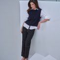 MOS MOSH - MMAlmine Thora Knit Vest - Maritime Blue