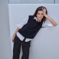 MOS MOSH - MMAlmine Thora Knit Vest - Maritime Blue